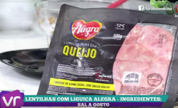 Lentilha com linguiça