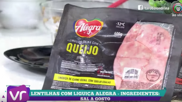 Lentilha com linguiça