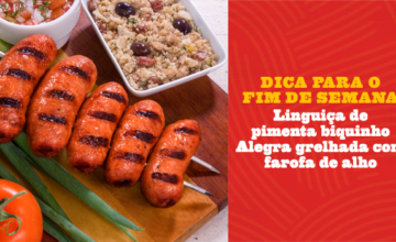 Linguiça de pimenta biquinho