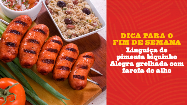 Linguiça de pimenta biquinho